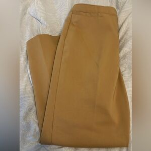 Ruby Rd. Camel/Tan Straight-Leg Chinos